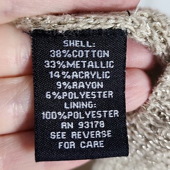 Premise Old Gold Colored Sweater with attached lining, Medium - Picture 5 of 8